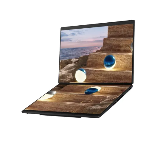 Laptop Asus ZenBook Duo UX8407AA-SN138WS (Intel® Core™ Ultra X9 388H | 32GB | 1TB | Intel Arc | 14 inch 3K 144Hz | Win 11 | Office | Xám)